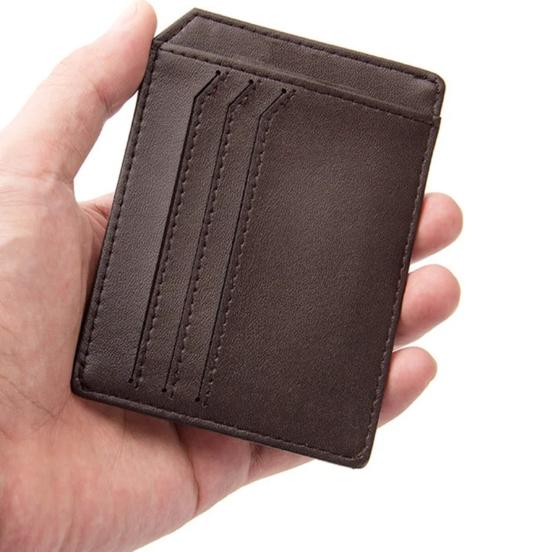 Кошелек для карт KUDIAN BEAR Minimalist Men Card Holder Slim Wallets Бренд дизайнерский мужской кошелек из искусственной кожи PU Purse BID104 PM49.