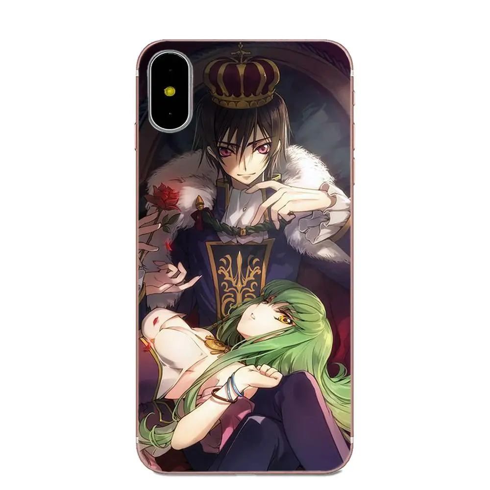 Чехол для мобильного телефона из ТПУ с аниме кодом Geass Letouch Huawei Honor 4C 5A 5C 5X 6 6C 6A 6X 7 7X 8