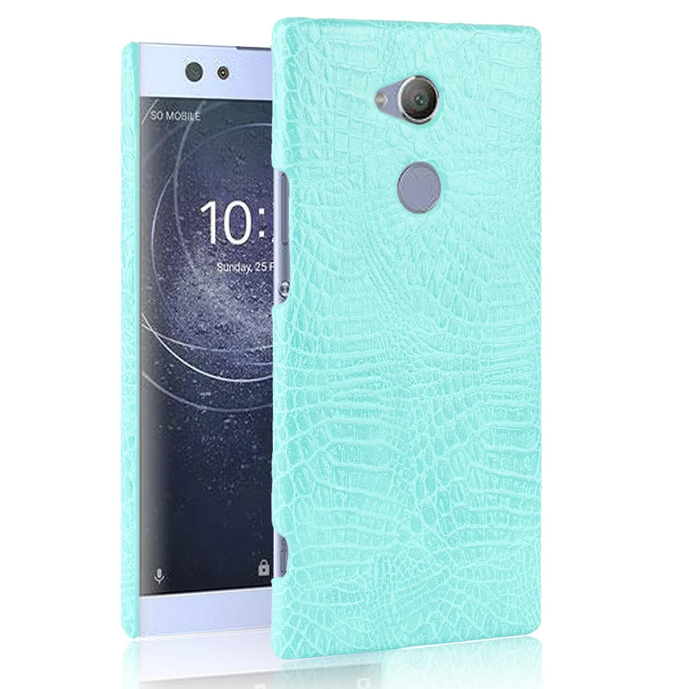 Чехол для Sony Xperia XA2 Ultra 6 0 дюйма роскошный жесткий чехол из крокодиловой кожи в
