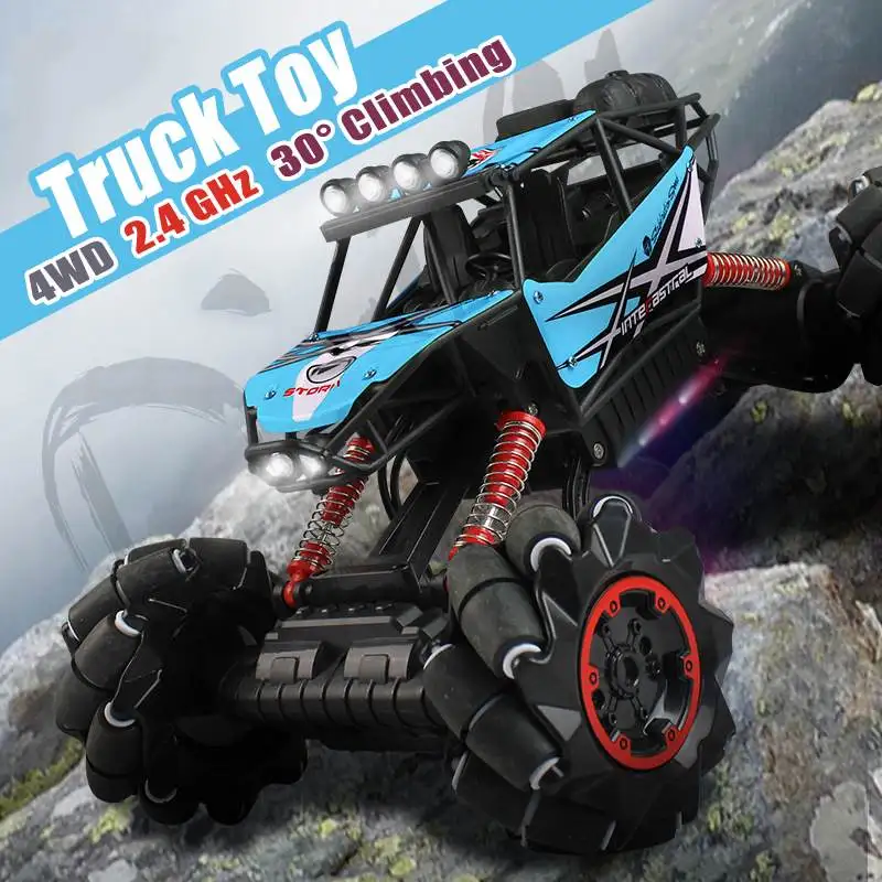 1:16 Explosion 360 градусов вращающийся трюк дрейф RC автомобиль со светом музыка