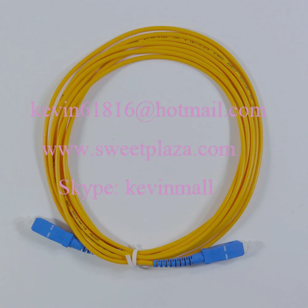 3 м/3 мм волоконно оптический перемычка patchcord SC разъем одна модель одного ядра от