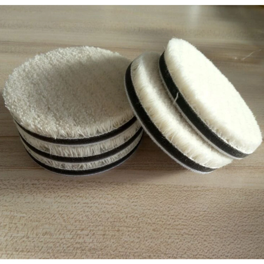 

80mm Wool polising Pad Buffing Pad 5pcs For Car Or Glass Polisher
