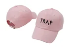Шляпа-ловушка из чистого хлопка, розовая симпатичная Бейсболка для девочек, ловушка для музыки, 2 звезды, альбом Rap LP, шляпа для папы, капюшон в стиле хип-хоп, оптовая продажа, под заказ