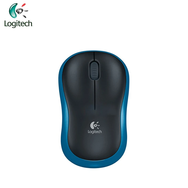 Оригинальная Беспроводная простая модная мышь logitech M185, три цвета на выбор для Windows Mac, совместимая с официальным тестом