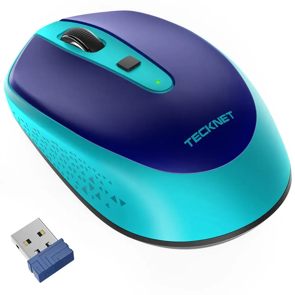 TeckNet беспроводная мышь 2 4 ГГц компьютерная регулируемая USB 0 2000/1500/1000 dpi Оптический