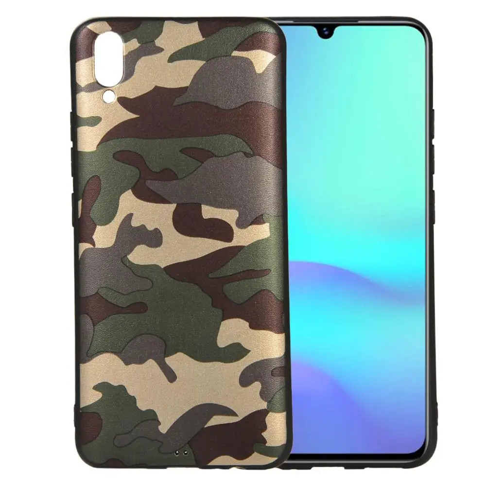 Мягкий силиконовый чехол из ТПУ для телефона Vivo V11 V9 Y85 Y71 Y81 Y83 Pro Камуфляжный