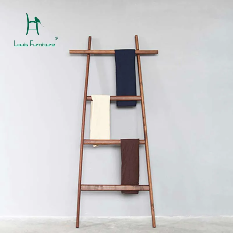 Вешалка для Пальто Louis Fashion однотонное черное полотенце из ореха лестничная полка