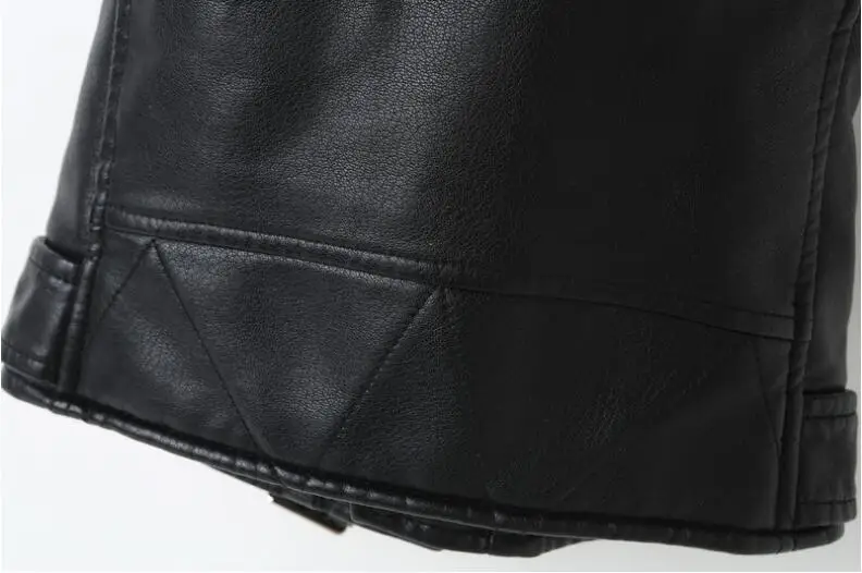 Жилет из искусственной кожи для девочек 2017 детский жилет мальчиков Детская