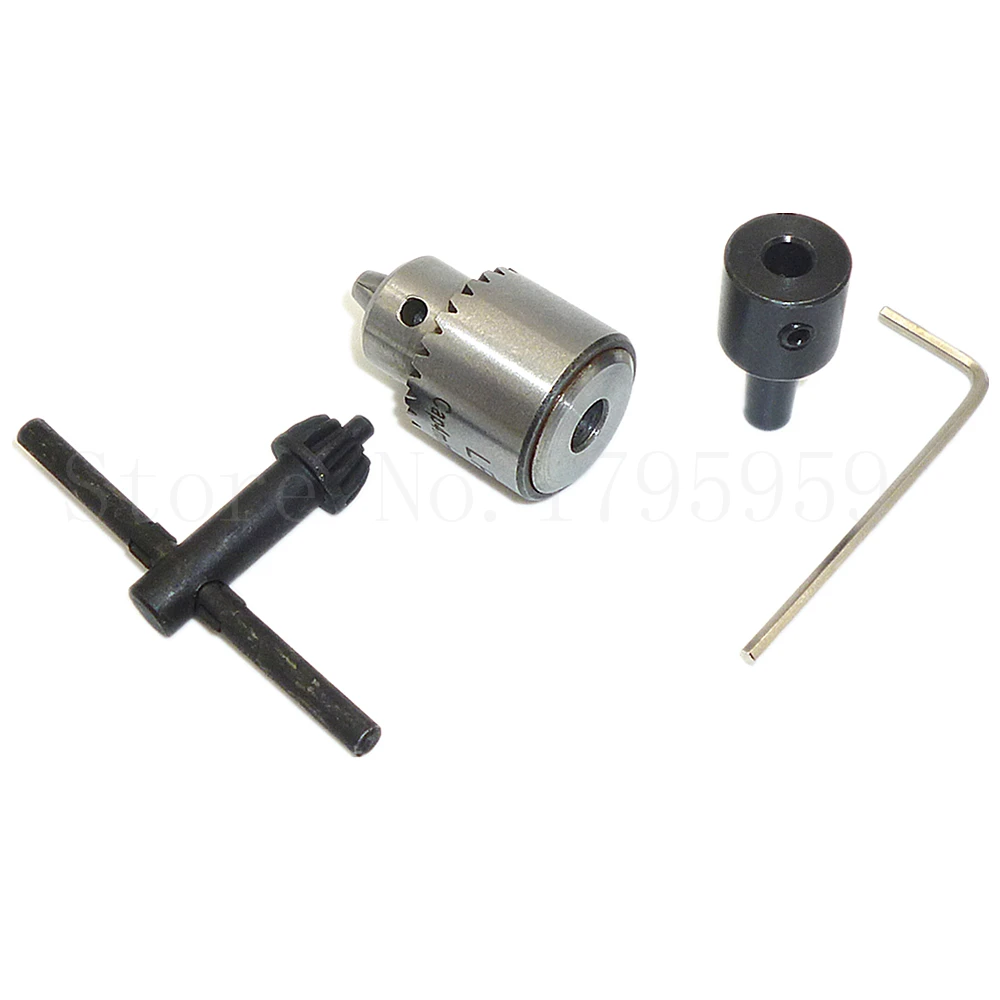 Миниатюрный патрон для сверл двигателя диапазон зажима от 0 3 мм до 4 с ключом и 45 #