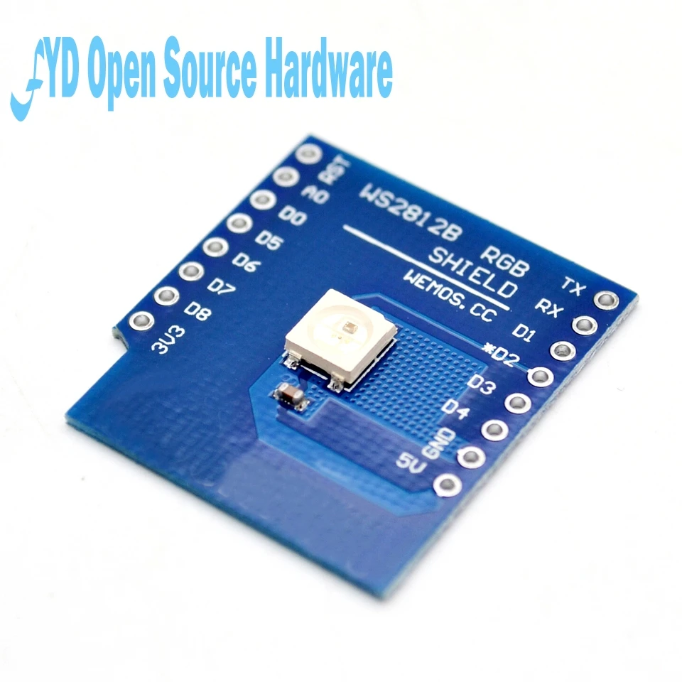 Плата расширения WS2812B RGB для WeMos D1 mini arduino|module for diymodule rgb |