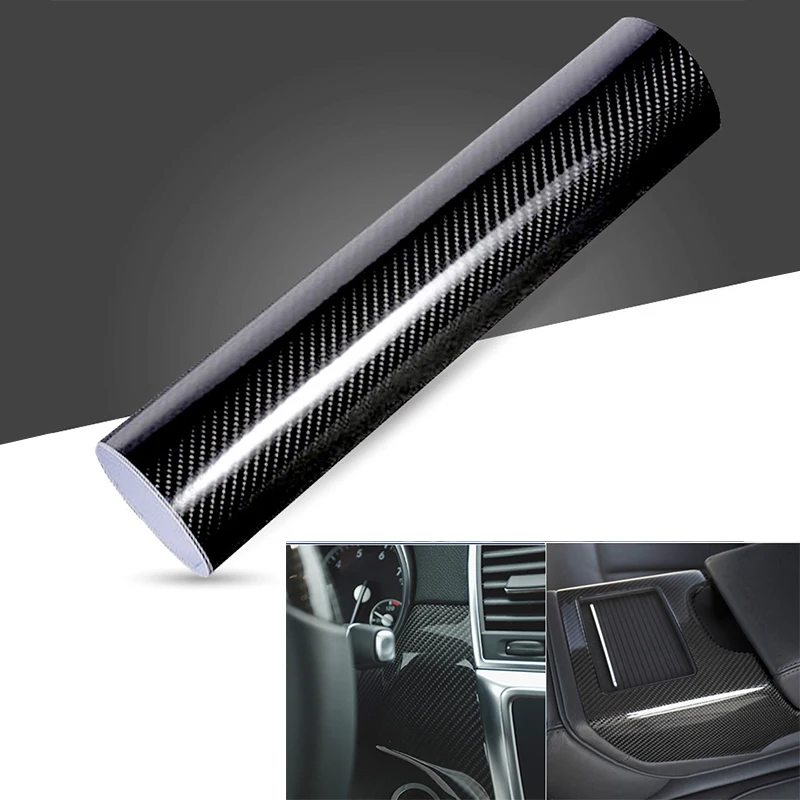 10*152cm Car-styling 5D Gloss Carbon Fiber car sticker for Mercedes W211 W203 W204 W210 W205 W212 W220 AMG Accessories | Автомобили и