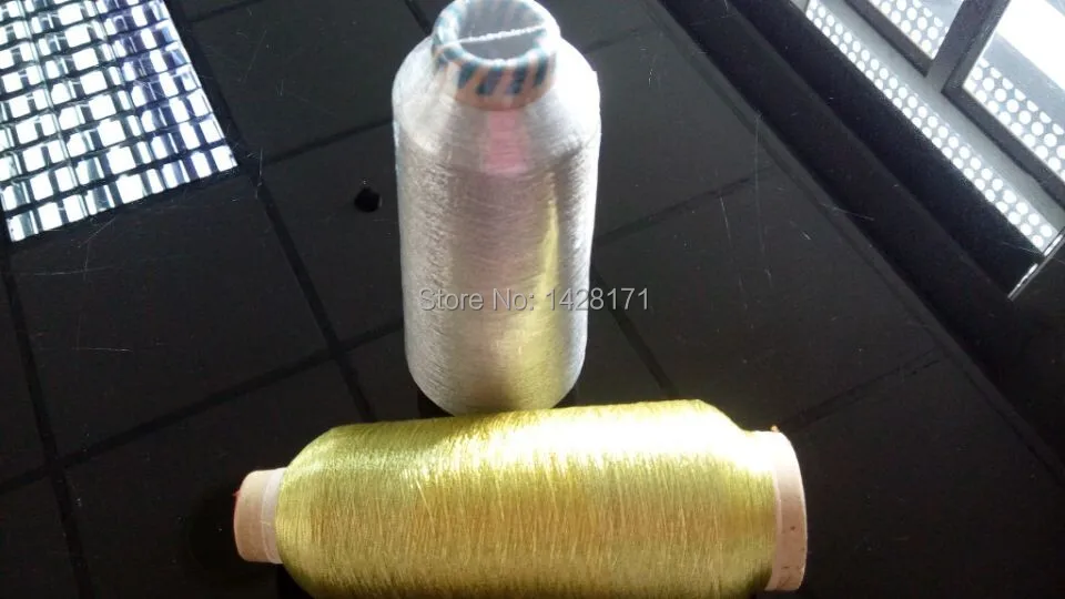 Новый бренд Simthread Лидер продаж 150D Ms Тип металлическая вышивка нить серебро +