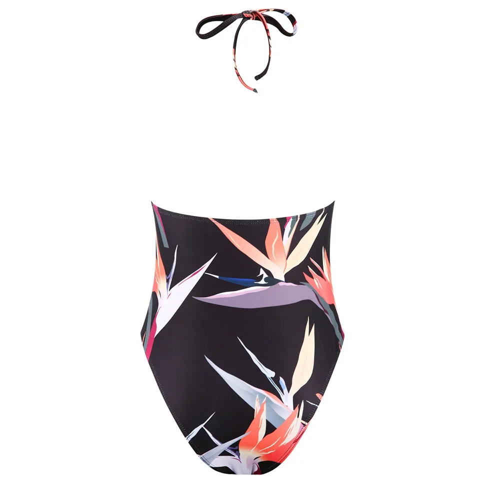 

BANDEA 2019 One Piece swimsuit for women floral Print push up Swimwear one piece Backless Monokini Beach wear