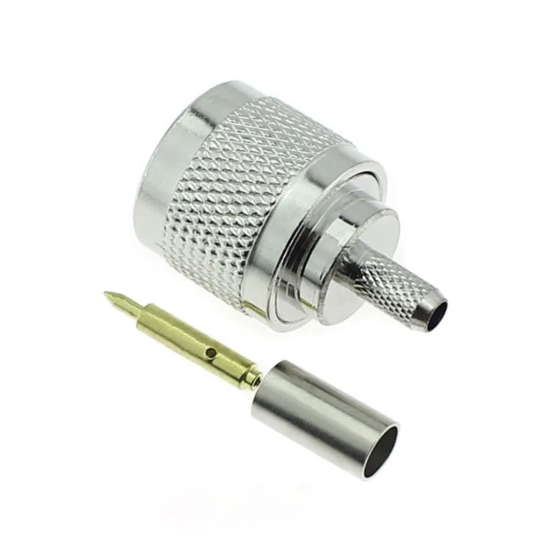 

5pcs RF Connector N-C-J3 N Male 50-3 Crimp Antenna Connector For RG58