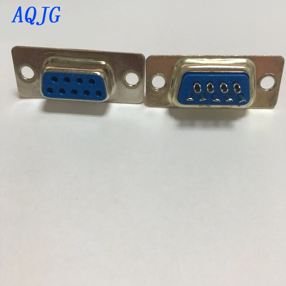 10pcs RS232 serial port connector DB9 female socket/Plug 9pin copper COM socket adapter Male socket/PlugAQJG | Обустройство дома