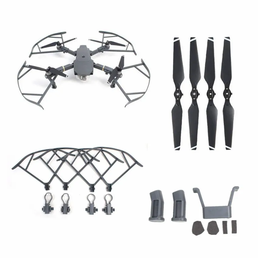 DJI Mavic Pro 8330 быстросъемные пропеллеры + шасси Защитная защита для MAVIC PRO &amp PLATINUM White