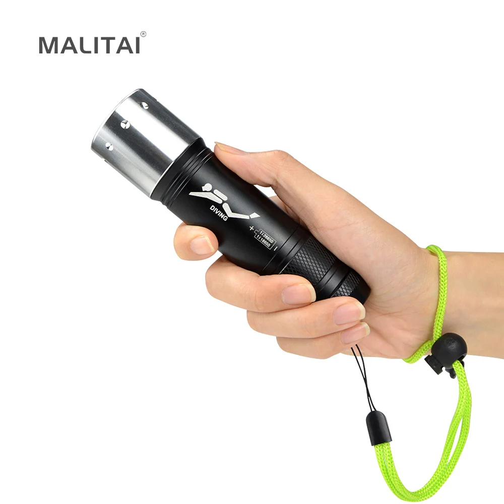 Портативные фонари для подводной съемки светодиодный фонарь XM L L2 с