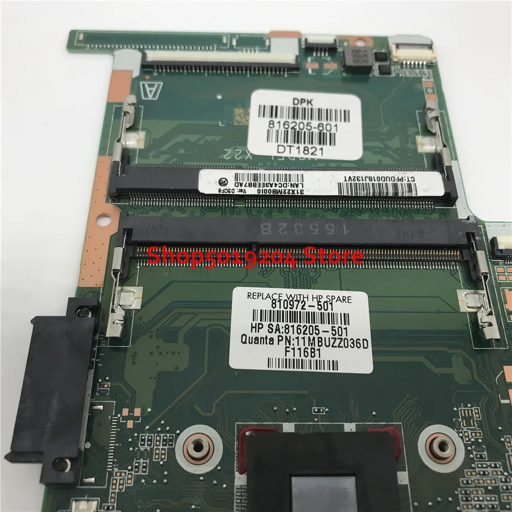 Материнская плата 816205 501 810972 для ноутбука hp PAVILION 14 AB084CA AB X22|Материнские платы