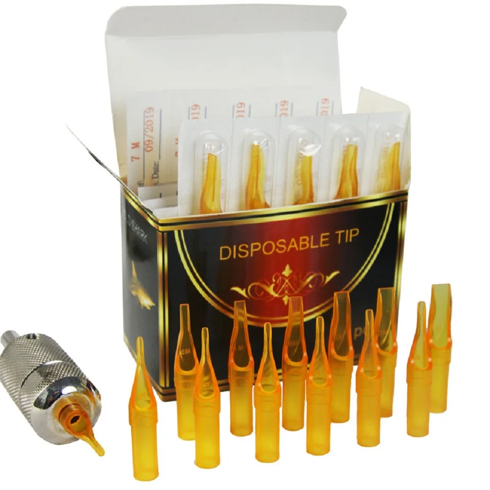 50 шт. 11F Gold Shark одноразовые флейты поставка насадок плоский/магнитный | Красота и