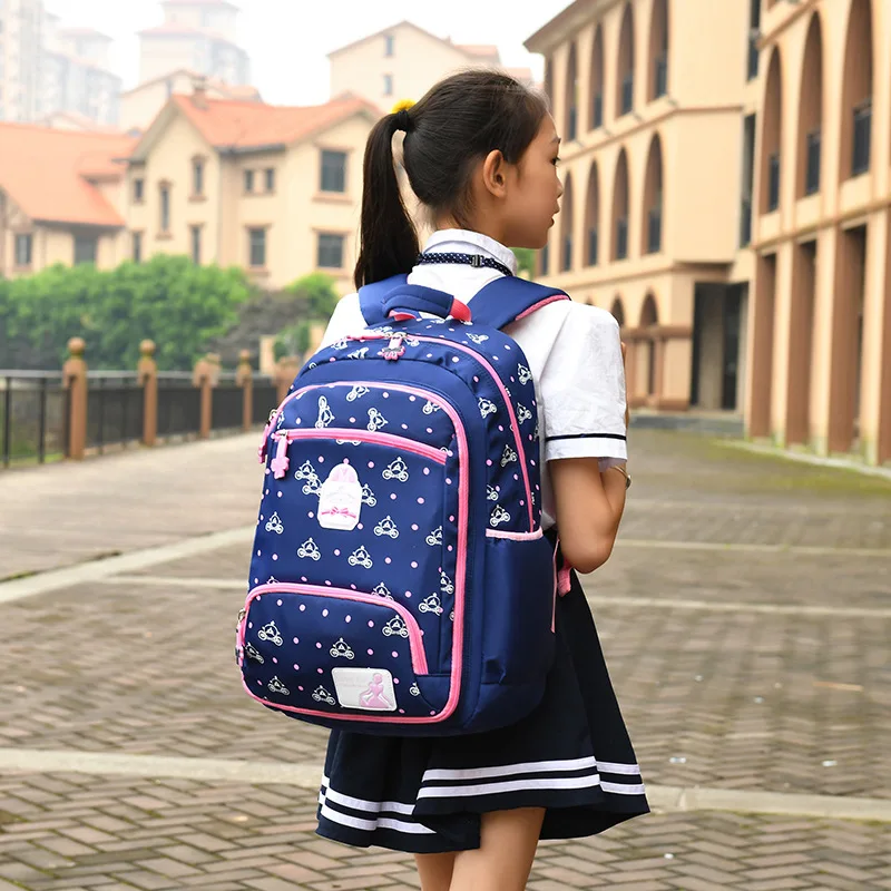 

Cute Cartoon School Backpacks For Girls Princess Light Primary Kids Backpack High Quality Large Capacity School Bag For Children
