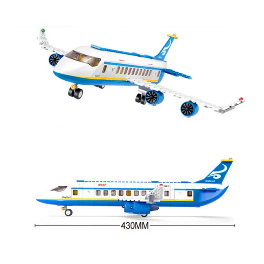 Классический бренд совместимый Строительство города авиации самолет автобус