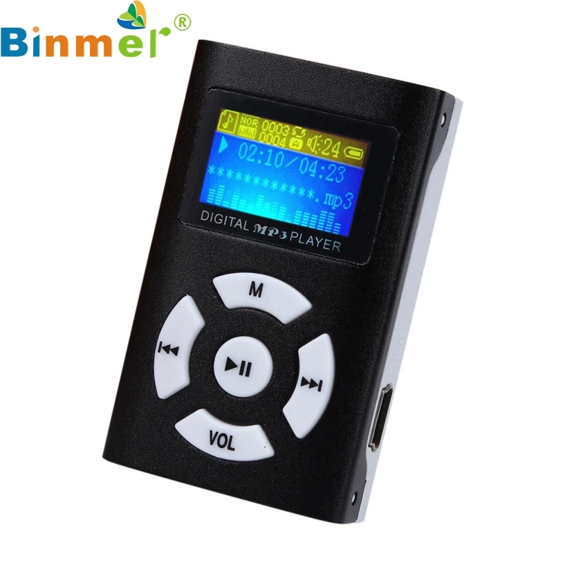 Binmer A18 Mecall горячая Распродажа USB мини MP3 плеер ЖК экран Поддержка 32 ГБ Micro SD TF карта