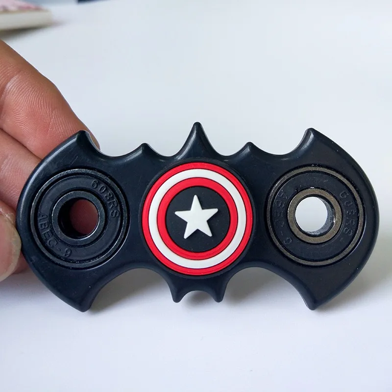 Новинка фиджет-Спиннер в форме летучей мыши антистресс EDC капитан ручной Спиннер