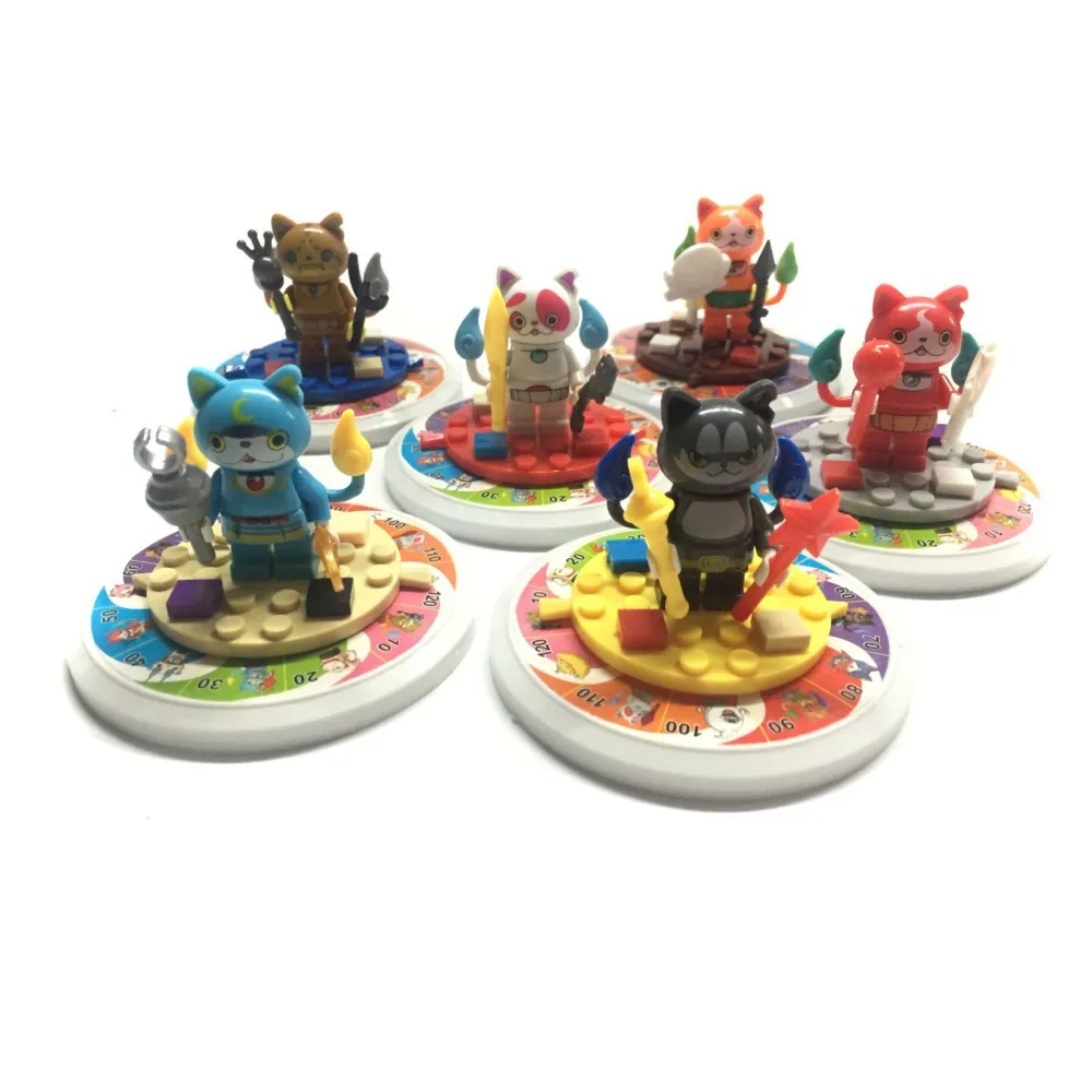 6 шт./компл. 4 5 см yokai Екай вотч 2 игрушки Фигурки|Игровые фигурки и трансформеры| |