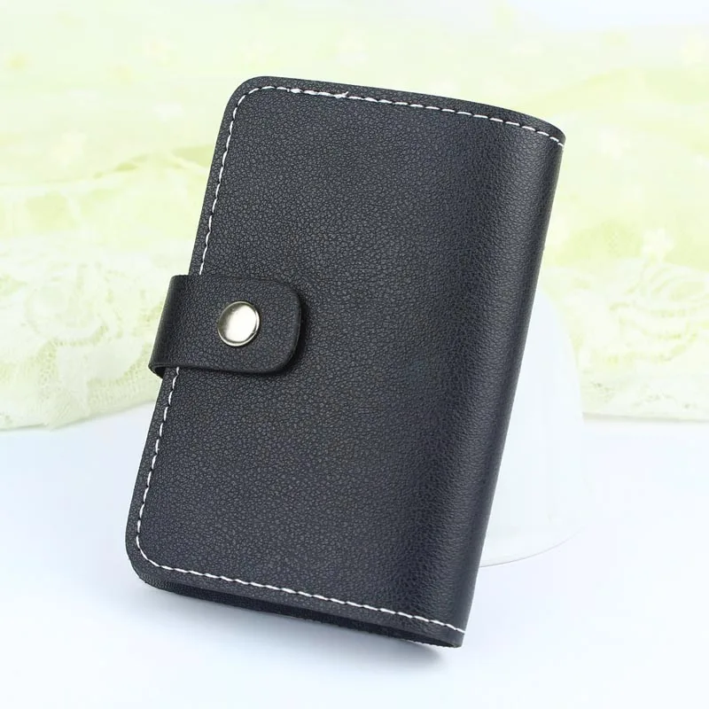 Держатель для карт 20 женский кошелек с застежкой пряжкой бизнеса кредитный банк