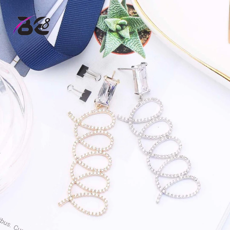 

Be 8 Unique Charming Irregular Long Drop Dangle Earrings for Women Fashion Elegant Statement Jewelry Bijoux 2018 E596