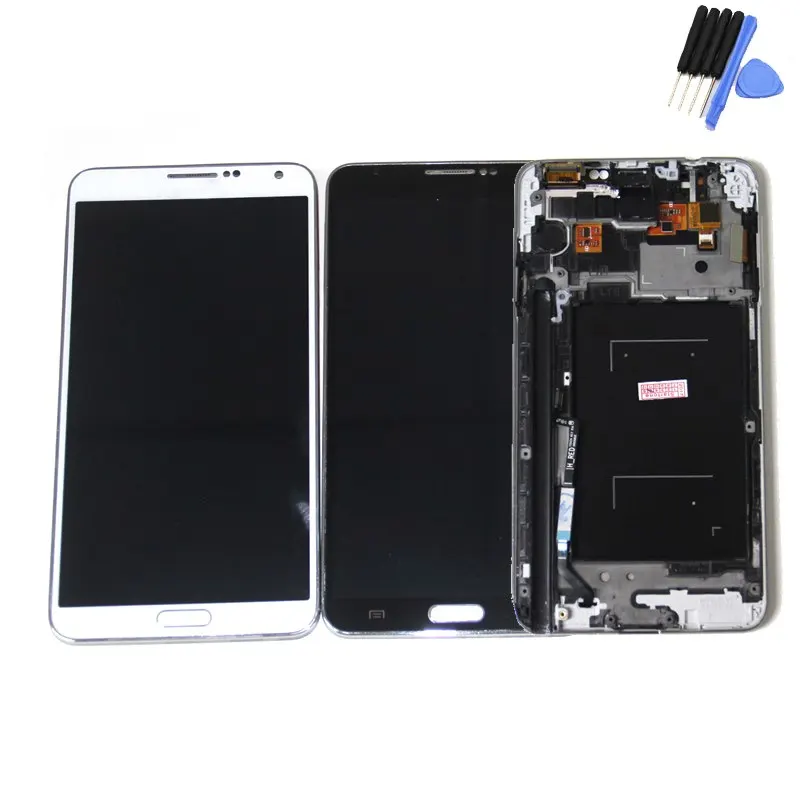 Для Samsung Galaxy Note 3 N9005 ЖК дисплей сенсорный экран дигитайзер с рамкой рамка Полная