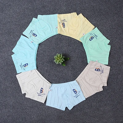 panties for boys 6 шт. в партии, хлопковое нижнее белье для мальчиков с героями мультфильмов летняя дышащая одежда для малышей нижнее белье для мальчиков и девочек, трусы, одежда для детей возрастом от 2 до 7 лет - Цвет: panties for boys