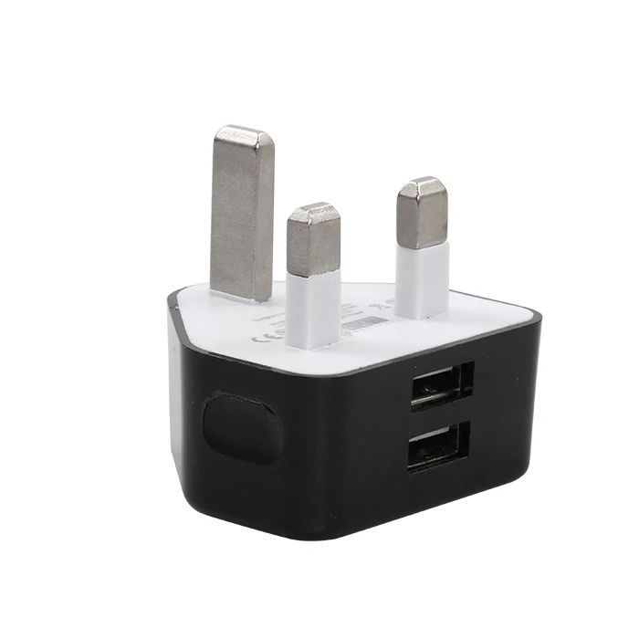 Зарядное устройство с двумя USB разъемами 5 В 2 1 А|usb uk|uk plug chargerplug charger |