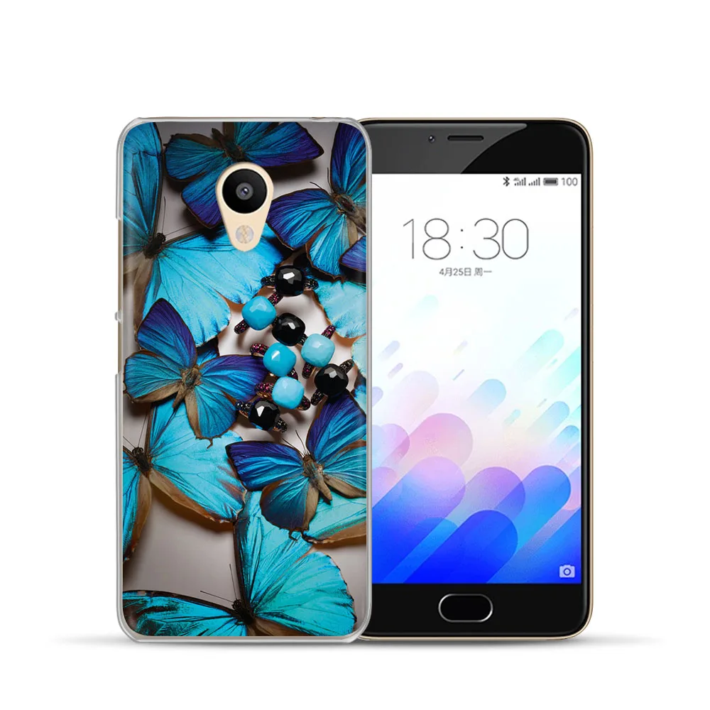 Модный чехол для телефона Meizu U20 10 M6 5 Note M5S 5C M3 3s Pro6 бабочка перо силиконовый