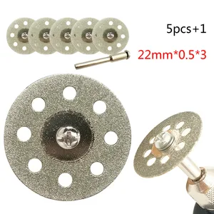 5 шт. Dremel аксессуары алмазная шлифовальная пила мини пила режущий диск Dremel вращающийся инструмент алмазный диск для деревообработки инструменты