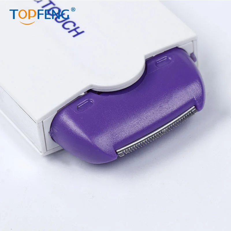 TopFeng USB Перезаряжаемый эпилятор, отделочный сенсорный эпилятор для удаления волос, лазерный датчик, светильник, безопасная бритва для волос на лице и теле