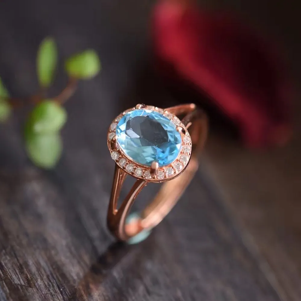 Kjjeaxcmy Fine Jewelry 925 Серебряный инкрустированные Природный Голубой топаз кольцо не является обязательным