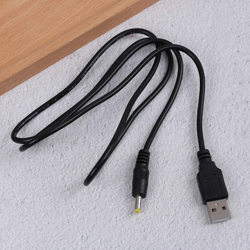 

1,2 м чистая медь черный 1A 5V USB к DC 4.0x1.7mm зарядное устройство кабель чистая медь черный для Sony PSP 4,0 интерфейс