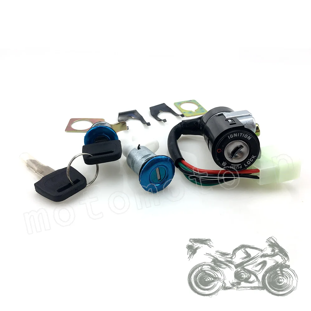 Подходит для HONDA DIO ZXAF27 / AF28 AF34/AF35 мотоциклетный замок с полным замком