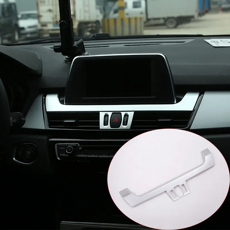 Хромированная накладка на панель навигации для BMW 2 серии F45 F46 218i 220i 2015 2017 1 шт.