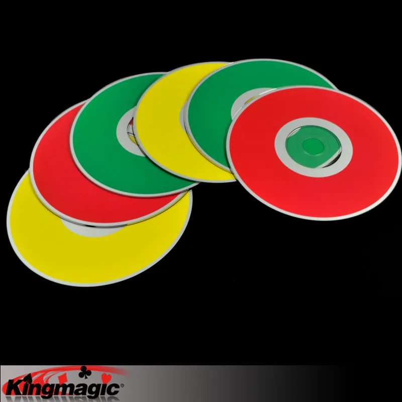 Изменение цвета CD король Волшебные трюки Magie Magia Бесплатная доставка|color changing cd|magic