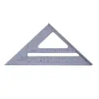 Металлическая треугольная линейка, транспортир 7 дюймов с углом 90 градусов, квадратный линейка; Деревообработка, измерительные инструменты