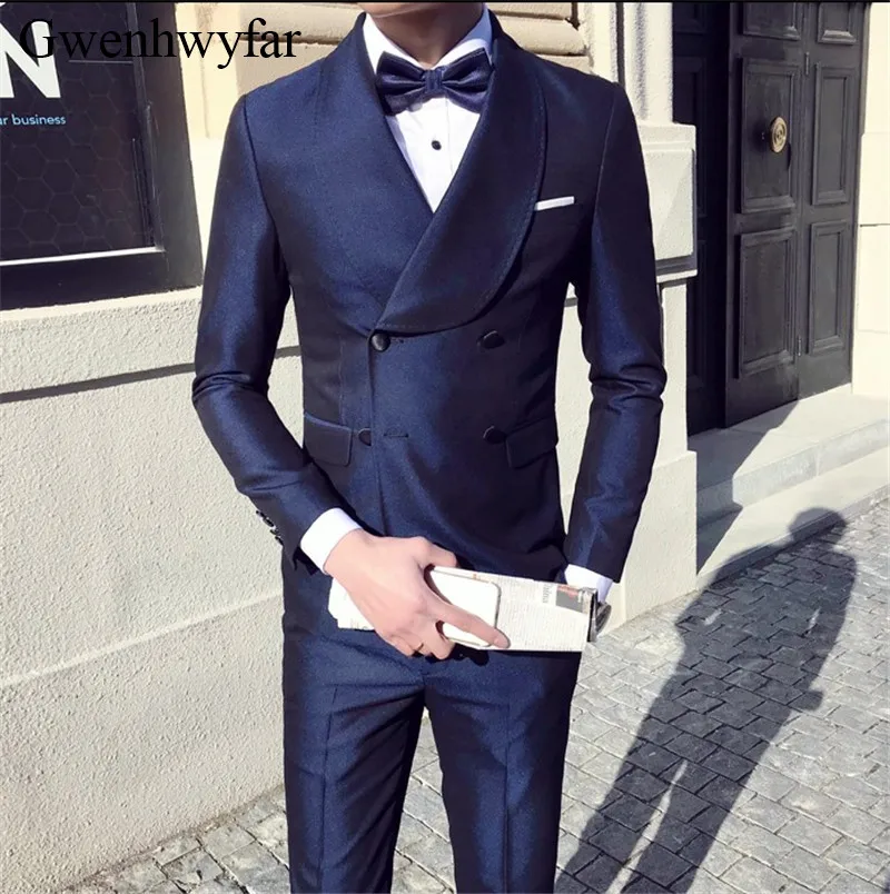 Nina костюмы 2018 модный элегантный смокинг для жениха бордовый Costme Homme Terno Блейзер