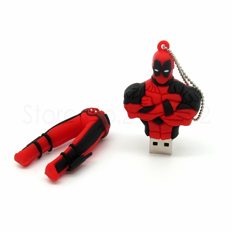 Новый дизайн мультфильм Дэдпул X Мужской usb флэш-накопитель новые мутанты/Анти