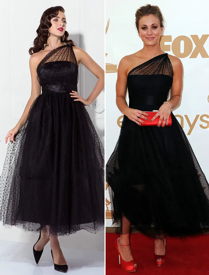 Черные Вечерние Платья 2017 Плюс Размер Пром Дешевые Платье Принцессы Одно Плечо