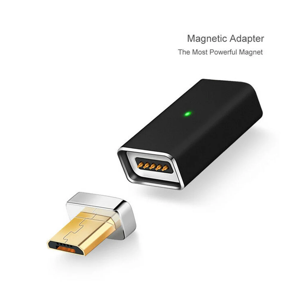 Микро Usb к тип-c конвертер адаптер для huawei Xiaomi зарядки и синхронизации данных кабель зарядное устройство Магнитный адаптер для телефонов Android