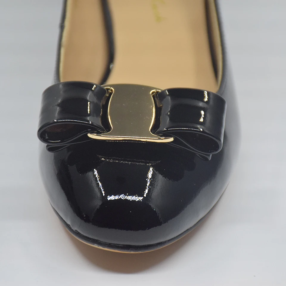 2019 women shoes Genuine Leather Square heel Designer Shoes Woman Brand bow Valentine sapatos de salto alto. da005 | Обувь