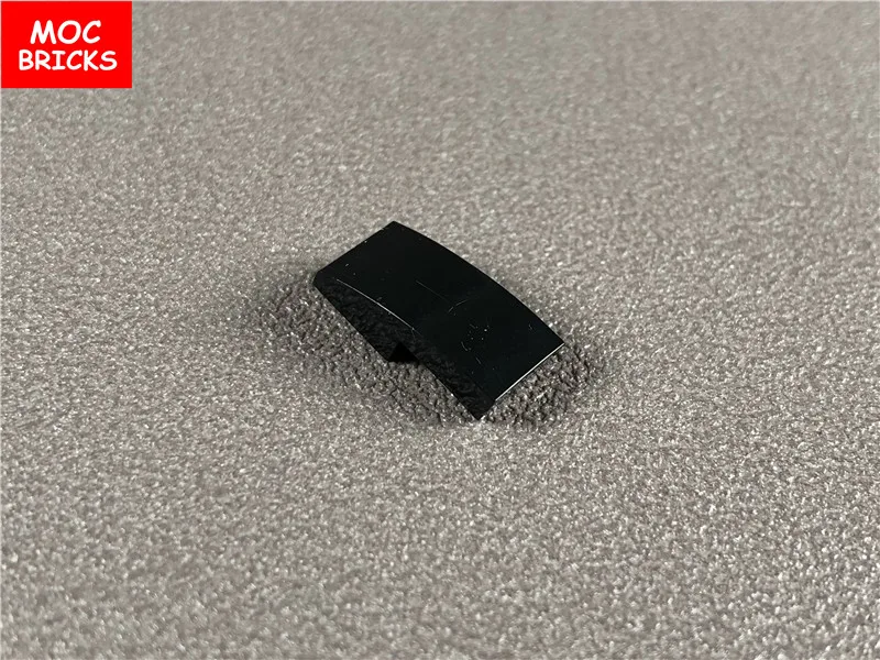 10 шт./лот MOC склон кирпича изогнутый 2x1 без шпилек подходит 11477 DIY Развивающие