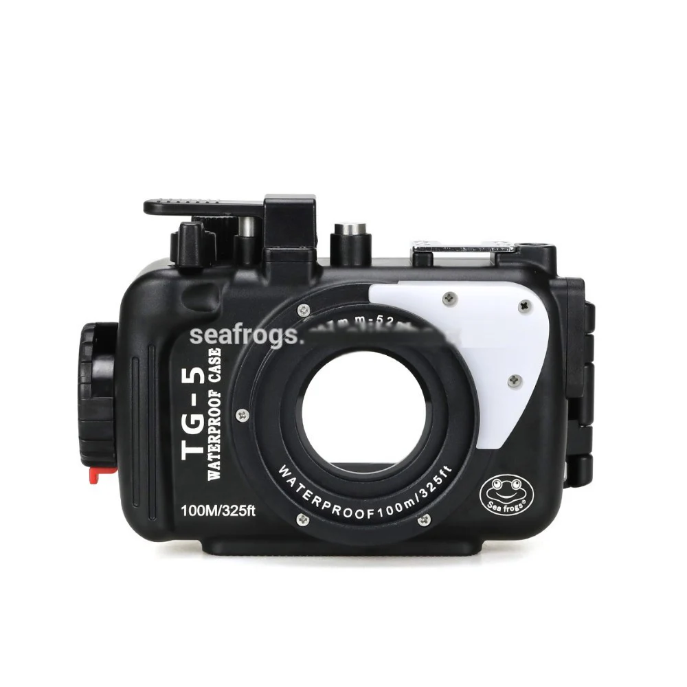 Водонепроницаемый чехол Seafrogs для камеры подводного плавания Olympus TG5 с ручкой