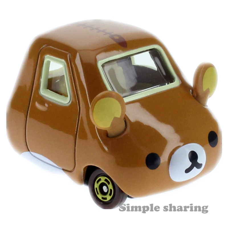 Takara Tomy Dream Tomica No.155 RILAKKUMA игрушечный автомобиль литье под давлением аниме детские